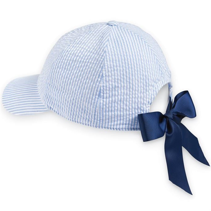 Seersucker Hat - Adult - Blue