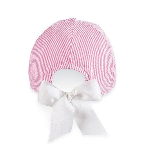 Seersucker Hat - Adult - Pink
