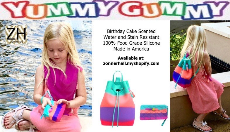 Bucket Bag - Yummy Gummy Bucket Backpack - Birthday Cake