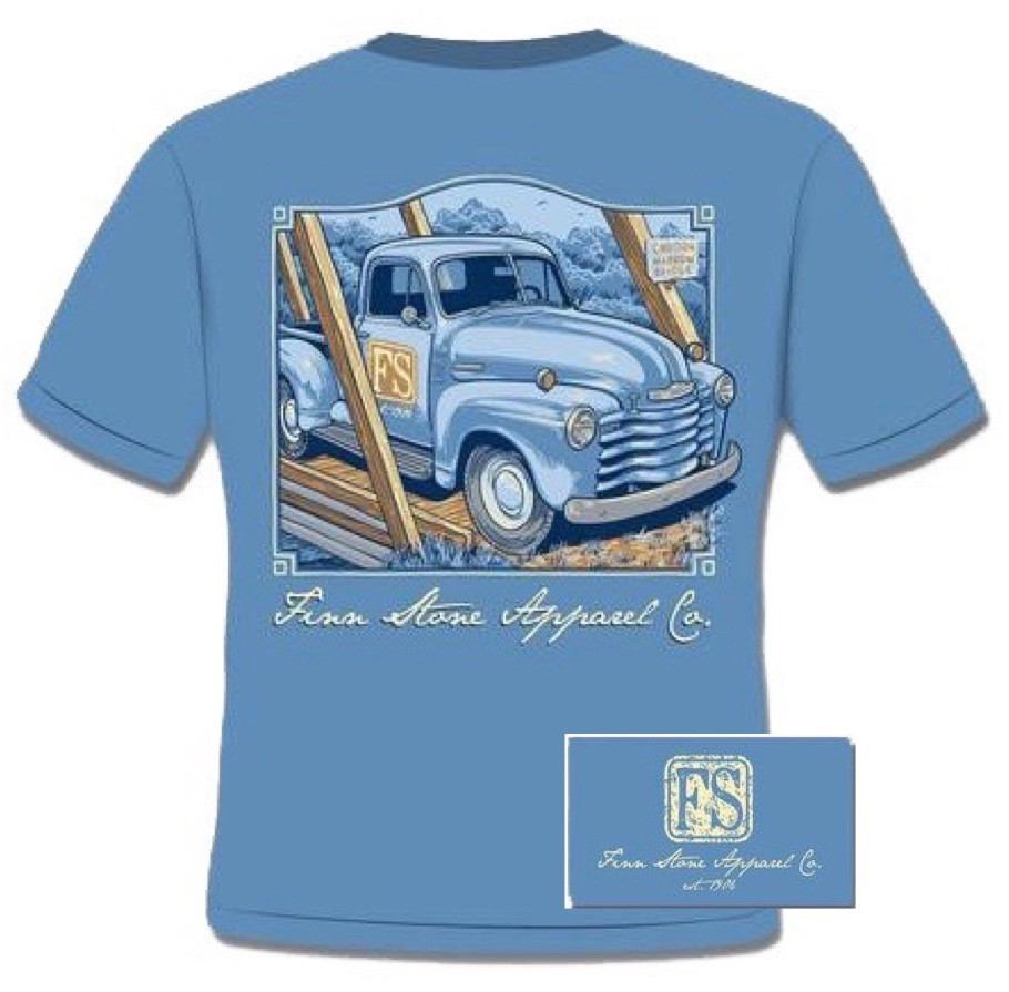Shirt - Finn's Truck Shirt - Ice Blue