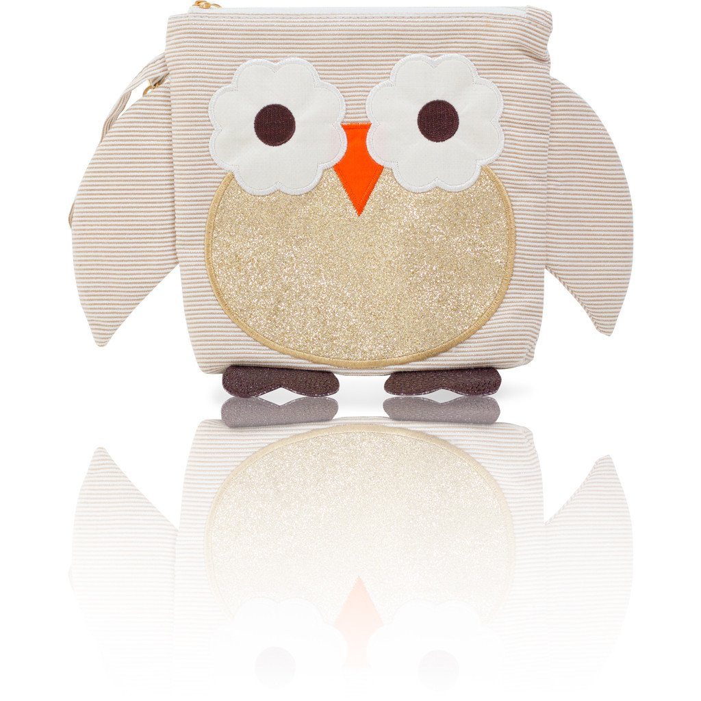 Snack Bag - My First Buddy Snack Bag - Glitter Gold Owl