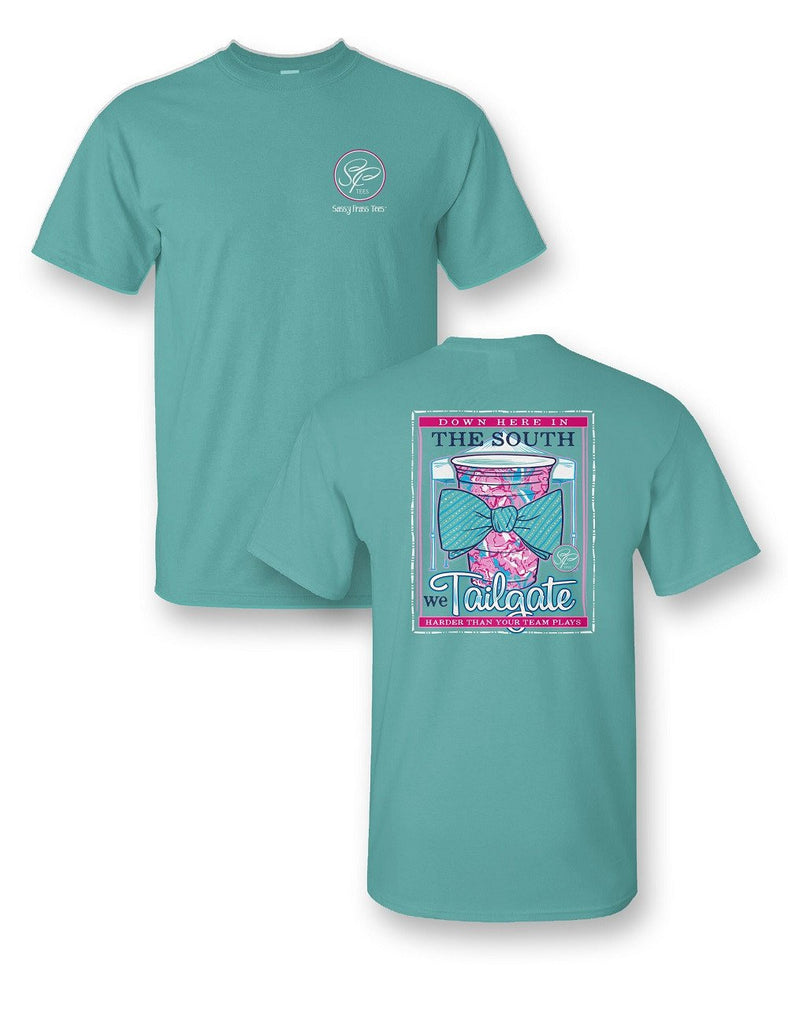 Women's Shirt - Tailgate In The South Shirt - Chalky Mint