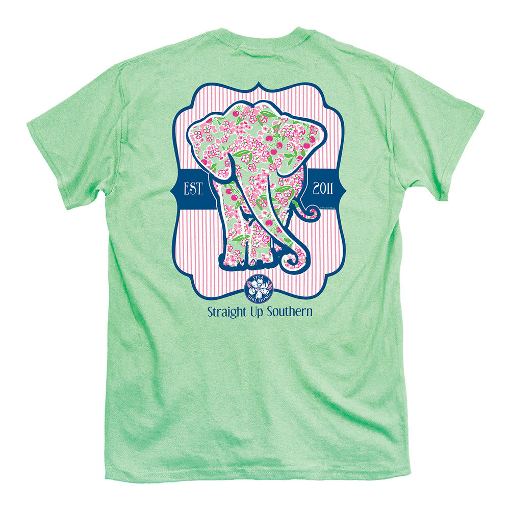 Elephant Shirt - Mint - Youth