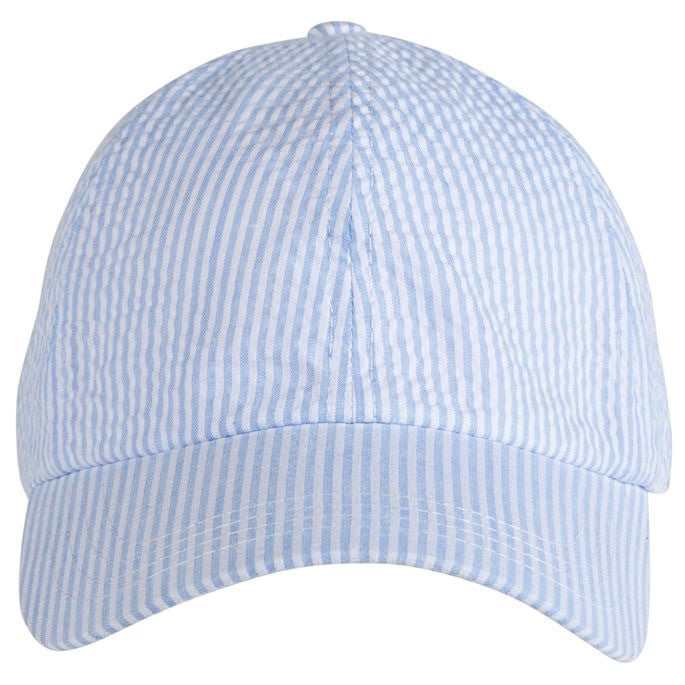 Seersucker Hat - Adult - Blue