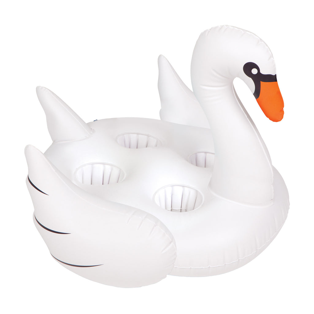 Inflatable Swan Drink Holder - Apollo