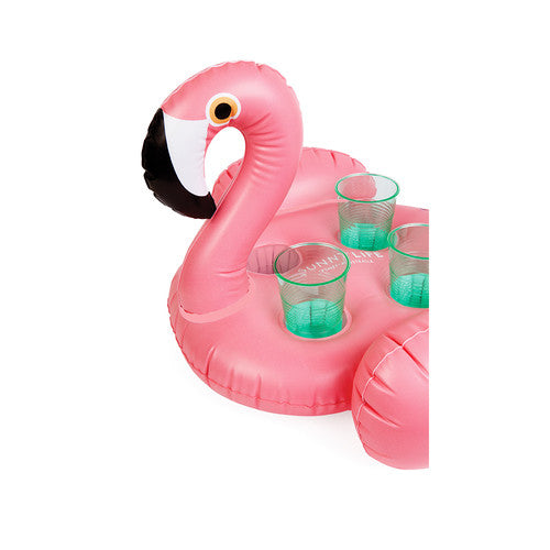 Inflatable Flamingo Drink Holder - Flora