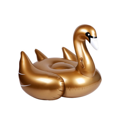Inflatable Gold Swan - Goldie